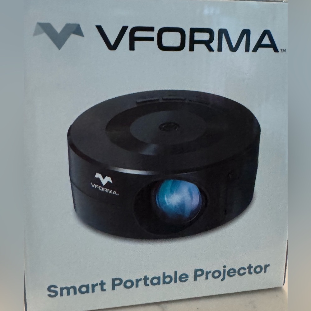 Black Smart Portable Projector